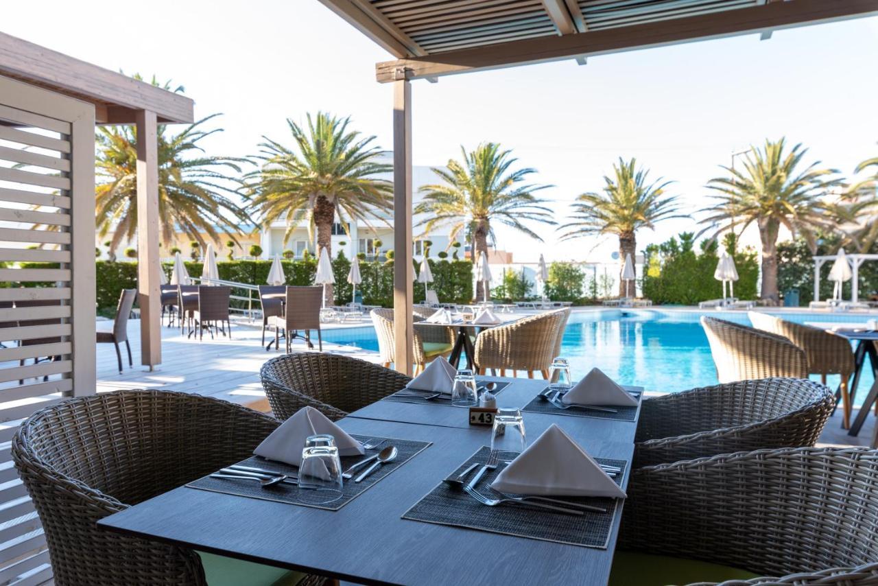 Minos Hotel Rethymno Exterior foto