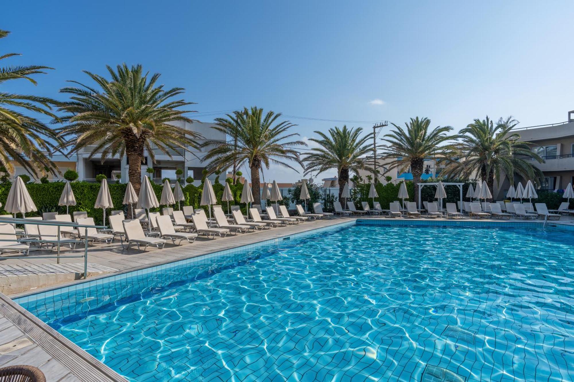 Minos Hotel Rethymno Exterior foto